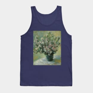 Vase of Flowers by Claude Monet Tank Top